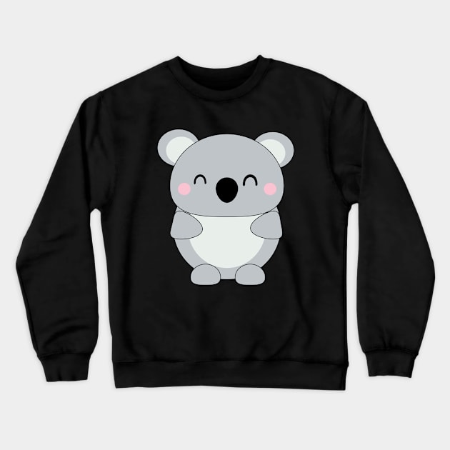 Cute Baby Koala Crewneck Sweatshirt by Kam Bam Designs